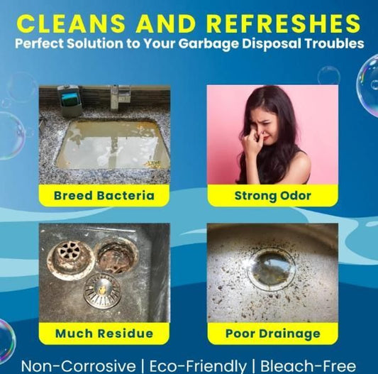 The Deep Refresh: Lemon-Foam Disposal & Drain Cleaners (24pc)