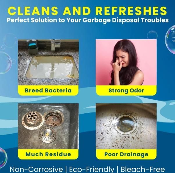 The Deep Refresh: Lemon-Foam Disposal & Drain Cleaners (24pc)