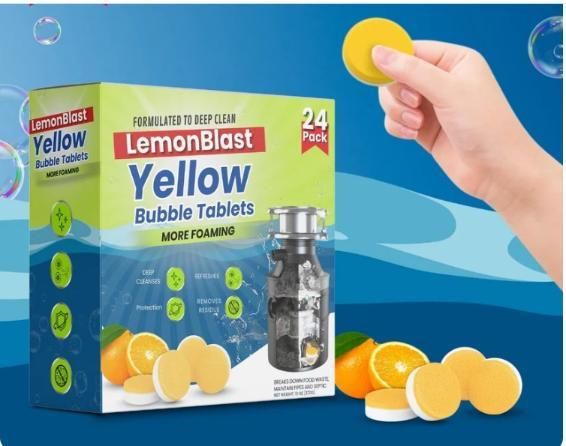 The Deep Refresh: Lemon-Foam Disposal & Drain Cleaners (24pc)