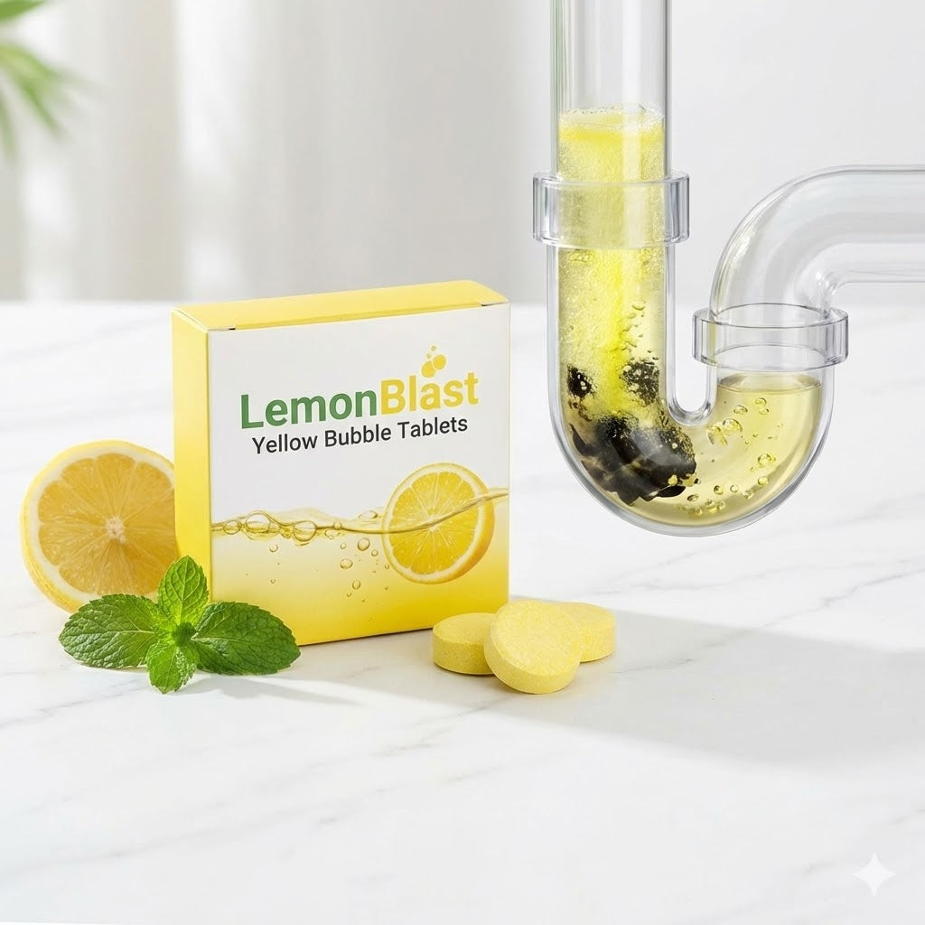 The Deep Refresh: Lemon-Foam Disposal & Drain Cleaners (24pc)